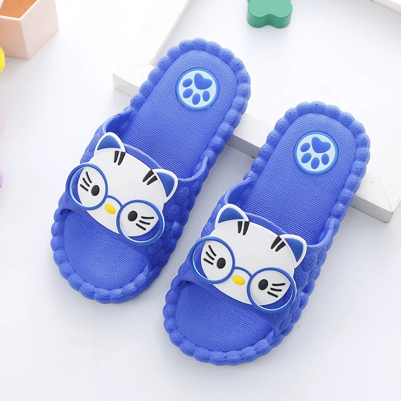 Детские тапочки в Корейском стиле Сезон лето Домашние для маленьких и средних