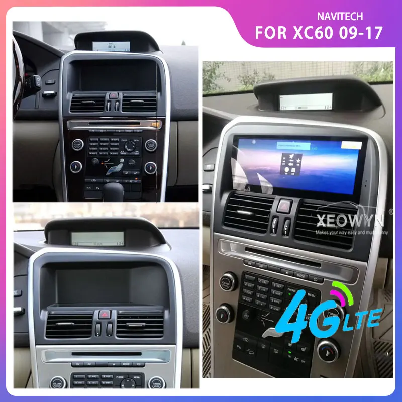 Android11 для Volvo XC60 S60 2009 2010 2011 2012 2013 2014 2015 мультимедийный стерео автомобильный
