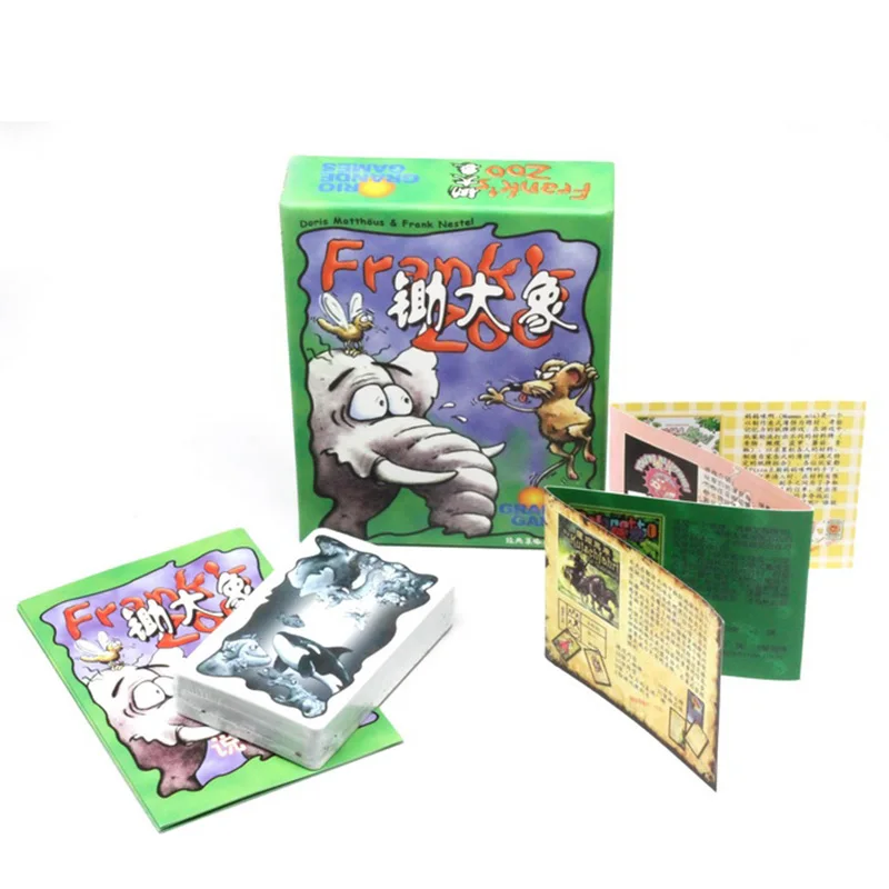Новая игра с 3 7 играми Frank zoo Cards смешная настольная транзакции игры меткой