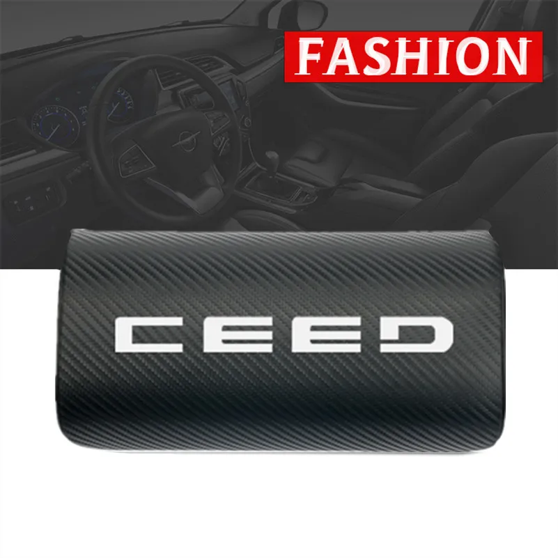 1 шт. автомобильные подушки для шеи с обеих сторон pu кожаный чехол подголовника Kia