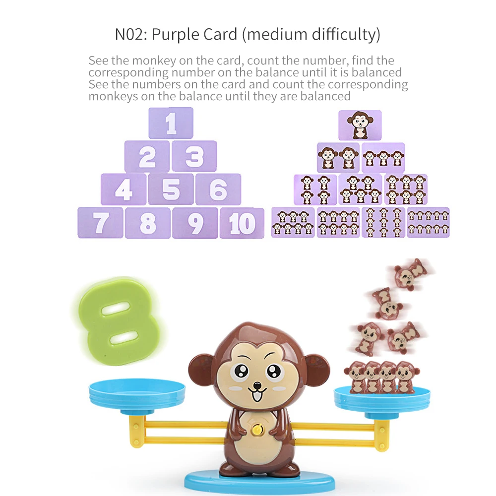 Детский подарок инструменты для раннего развития детей обезьянка