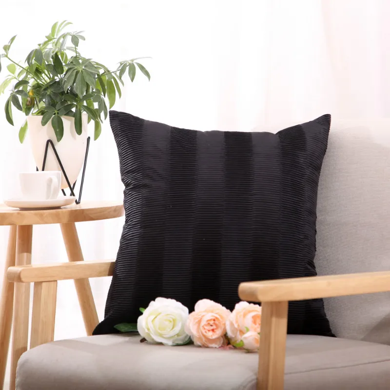 GYK139 однотонные Цвета льняная подушка из хлопка с эффектом чехол (без начинки)