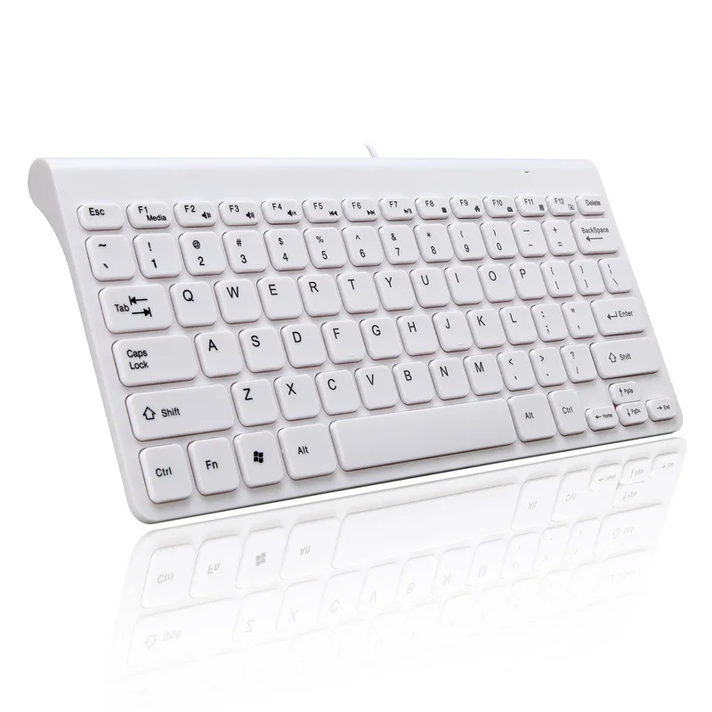 USB 2.0 Ultra Slim Portable Mini Wired Keyboard For Desktop PC Tablet Laptop 78 Keys Waterproof Keypad Newest In Stock Hot | Компьютеры и