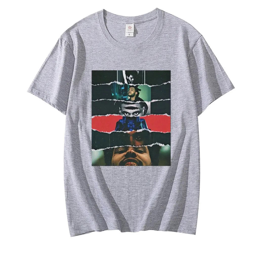 

The Weeknd 90s Vintage Unisex Black T Shirt Men T-Shirt Retro Graphic T-Shirts 100% Cotton Man Woman Hip Hop Tee Shirt Oversize