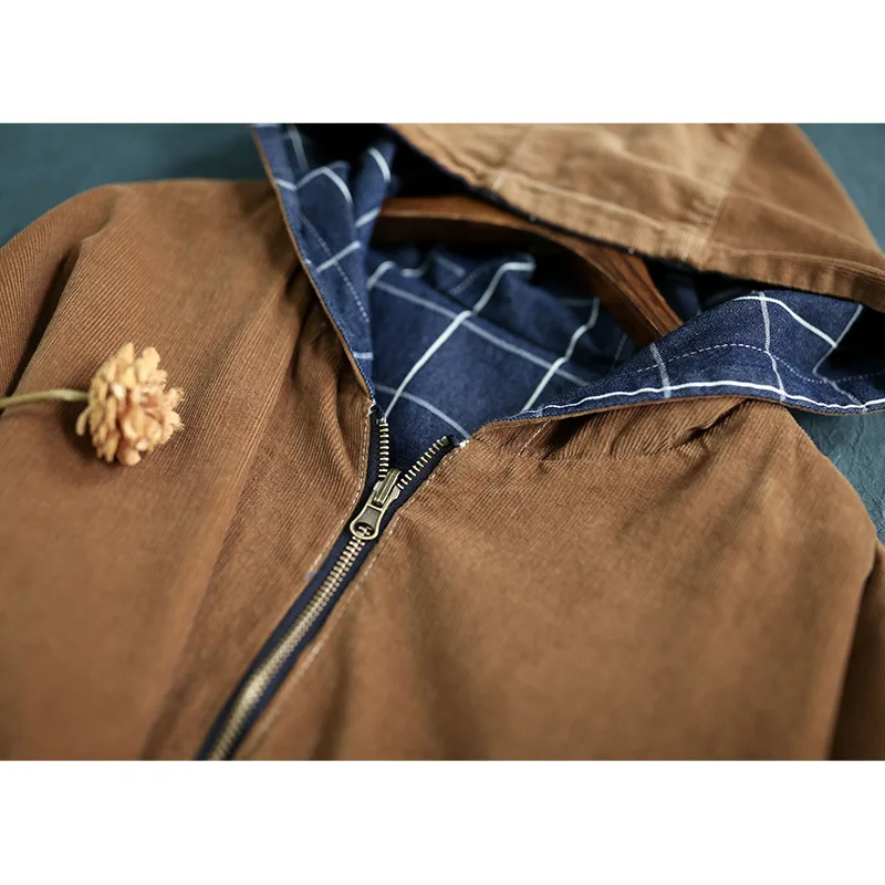 Куртка Max LuLu Женская Вельветовая в клетку роскошная брендовая уличная одежда