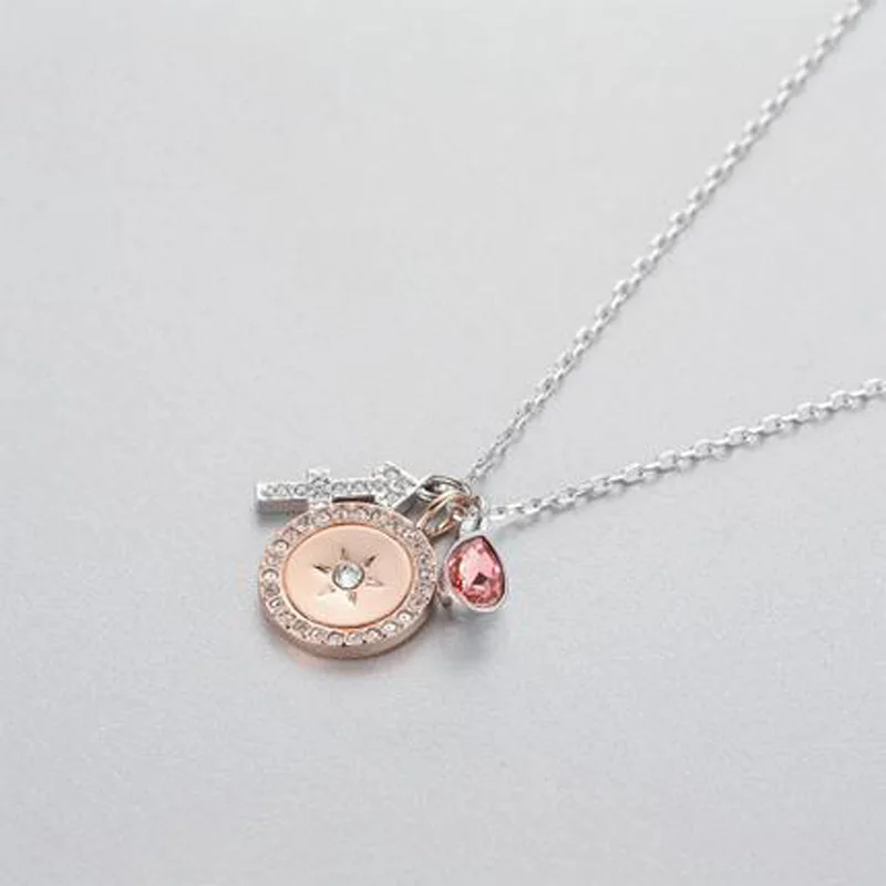 Fashion Charm 925 Sterling Silver Original 1:1 Copy Twelve Constellation Smart Sagittarius Necklace Female Luxury Jewelry Gifts | Украшения