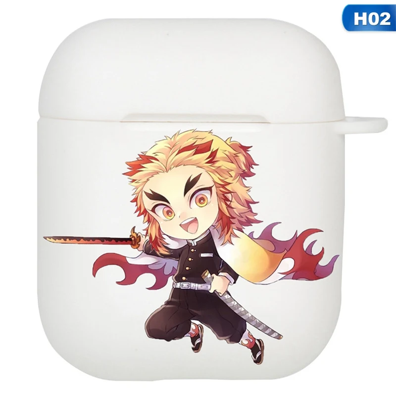 

Demon Slayer: Kimetsu No Yaiba Anime Pattern Earphone Protective Cover Case Soft Silicone For Apple Airpods Bluetooth