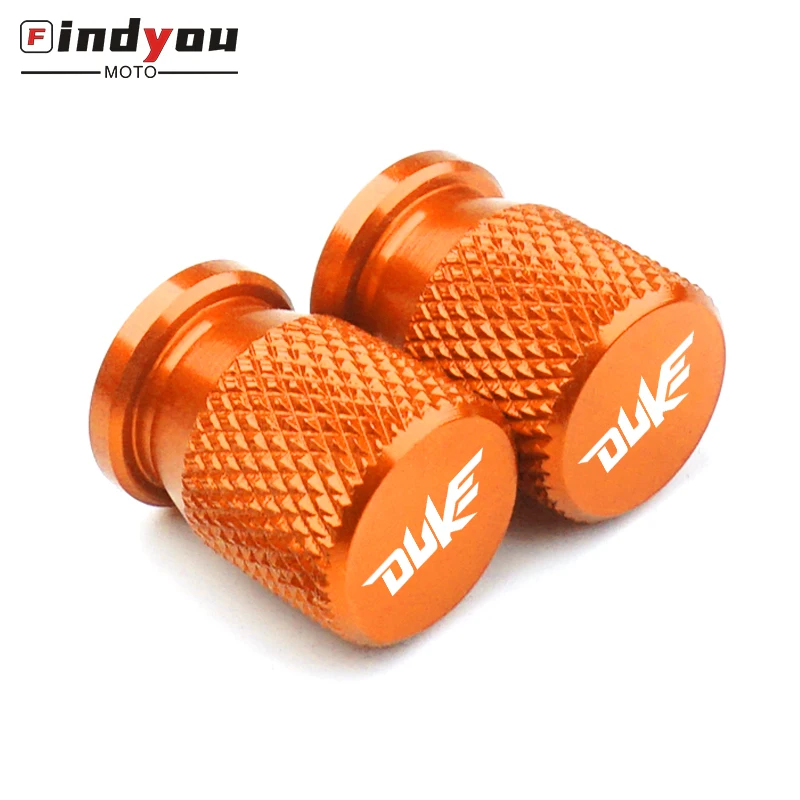 Алюминиевое колесо мотоцикла крышки стержня вентиля шины Cover orange пригодный для KTM