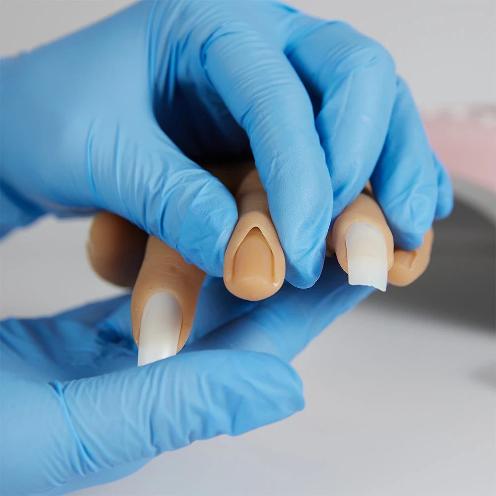 KnowU практика ручной Маникюр гибкий силиконовый реалистичный составной пальцев