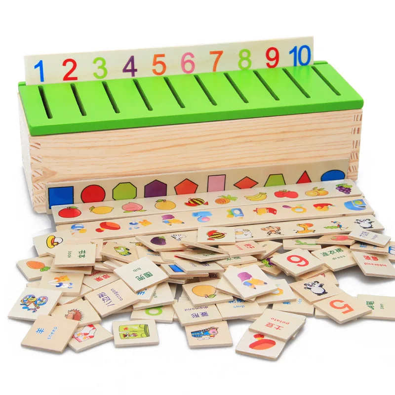 

Классификация математических знаний познавательный, на поиск соответствия для детей, Монтессори, игрушка для раннего обучения, деревянная ...