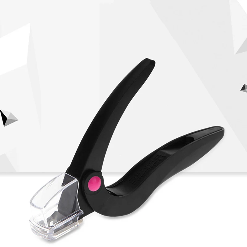 1 шт. черные/розовые красные ногти Маникюр ножницы для кутикулы ногтей пластик +