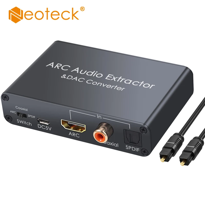 Neoteck ARC DAC конвертер адаптер HDMI-совместимый аудио обратный канал Цифровой