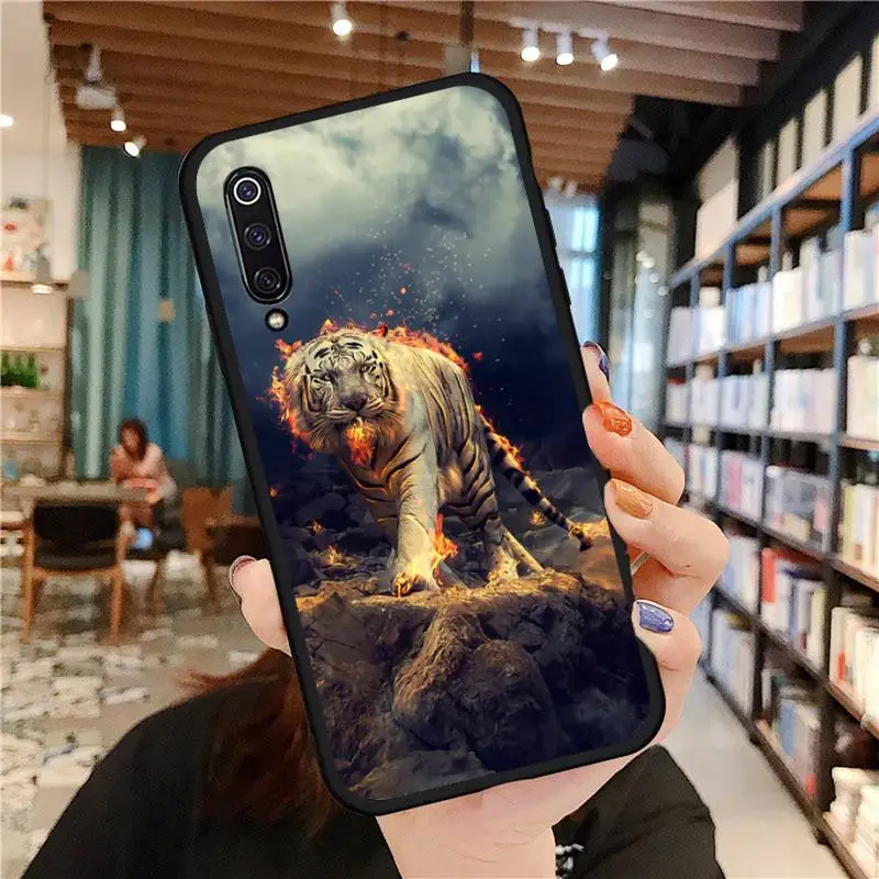 

tiger animal overlord Ferocious Phone Case For Xiaomi Redmi 7 9t 9se k20 mi8 max3 lite 9 note 8 9s 10 pro