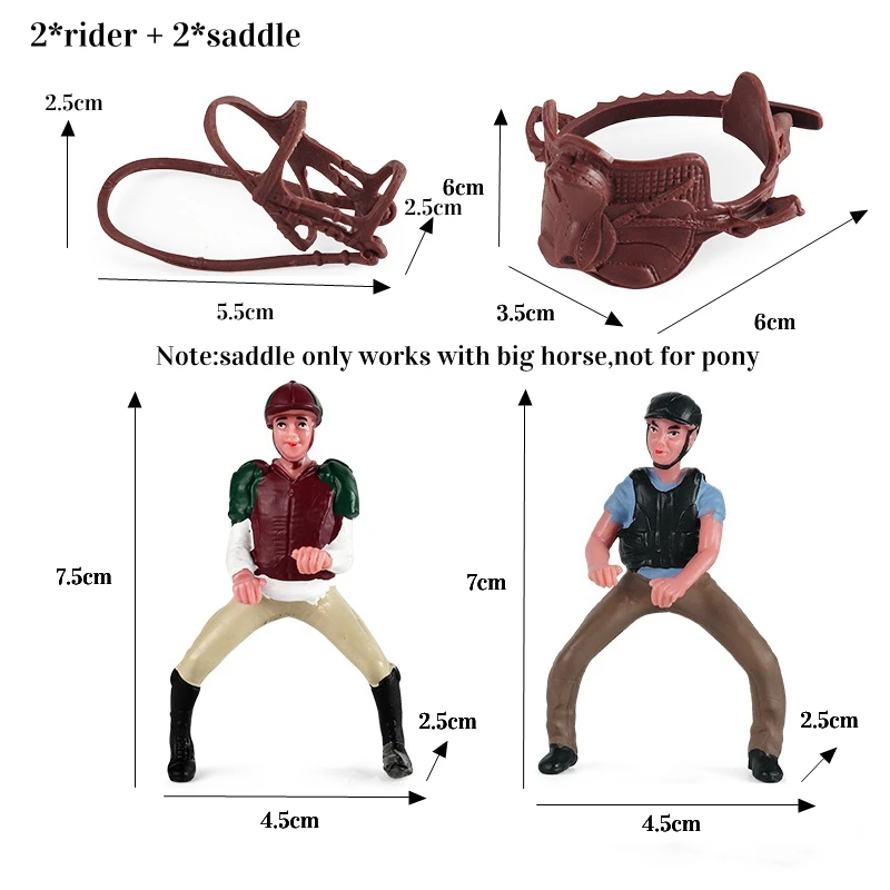 

Миниатюрные фигурки лошадей ПВХ