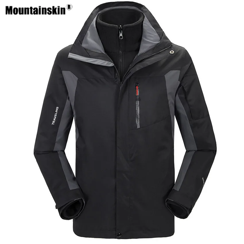Mountainskin для мужчин и женщин 2 шт. флисовые куртки походов спорта на открытом