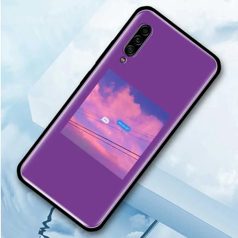 

Silicone Case For Samsung Galaxy A51 A71 A50 A21s A10 A20e A30 A40 A70 A31 A41 A11 A91 A72 Cover Fundas Capa Flower Summer Pink