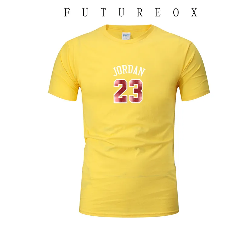 

New Summer Jordan 23 print casual T-shirt men's school basketball T-shirt gym jogging T-shirt 2020 men's street hip-hop T-shirt