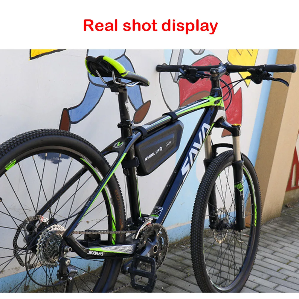 

Wheel UP Bicycle Bag Front Tube Frame Hard Shell Large Capacity Triangle Waterproof Bag Reflective MTB Road Bicycle Accessories