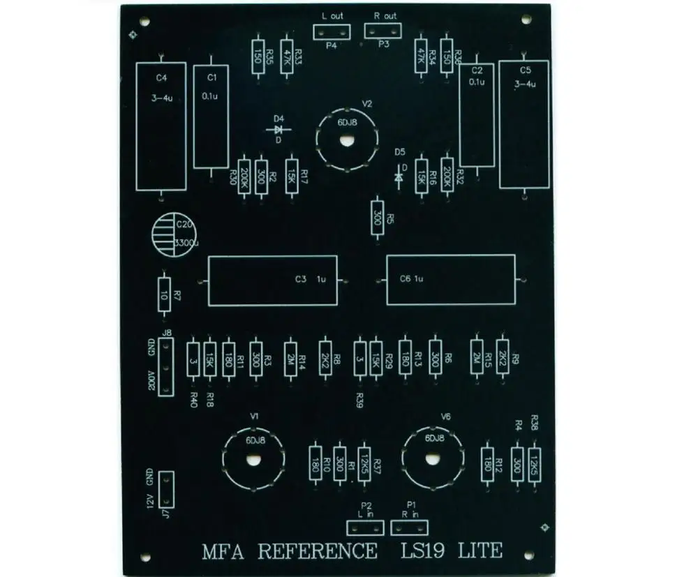 

LS19 Preamp PCB Tube Preamp Board Empty Board Base On MFA Reference LINE