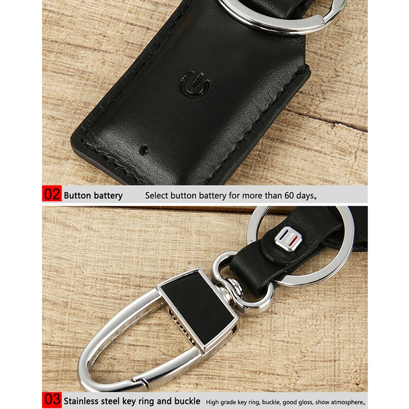 

Newest Bluetooth Anti-Loss Device Intelligent Anti-Loss Positioning Car Key Bag Leather Material