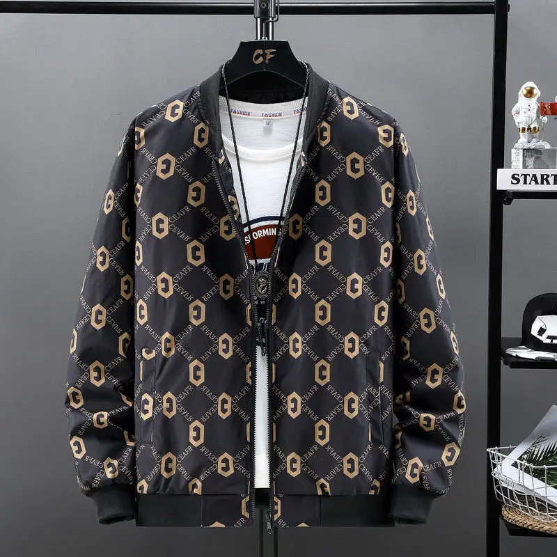

Spring and autumn new men's coat Korean fashion youth handsome versatile Baseball Jacket