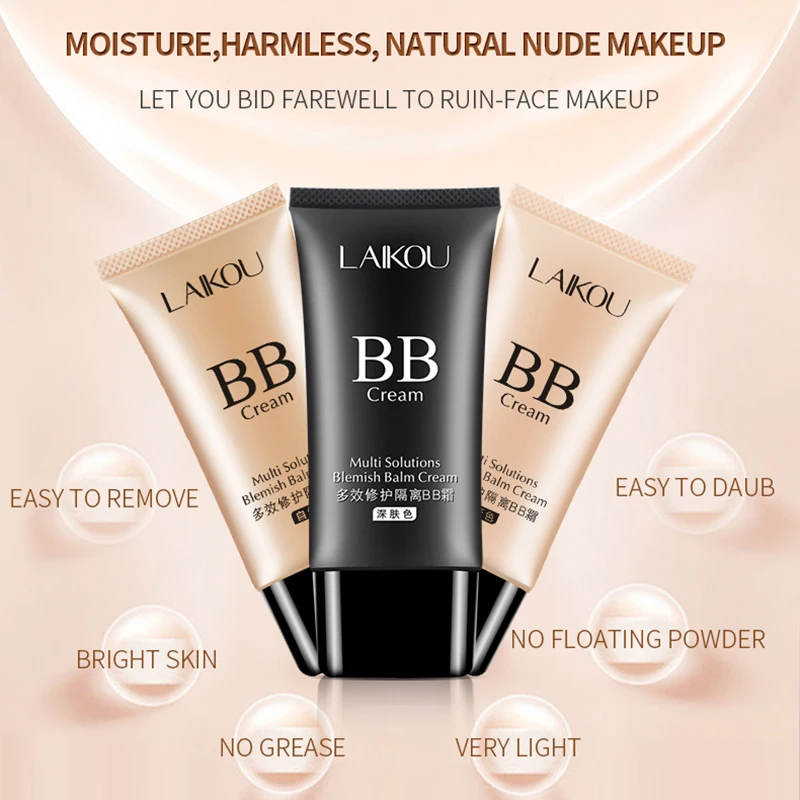 LAIKOU 50g функциональный BB CC крем корейская косметика консилер увлажняющая