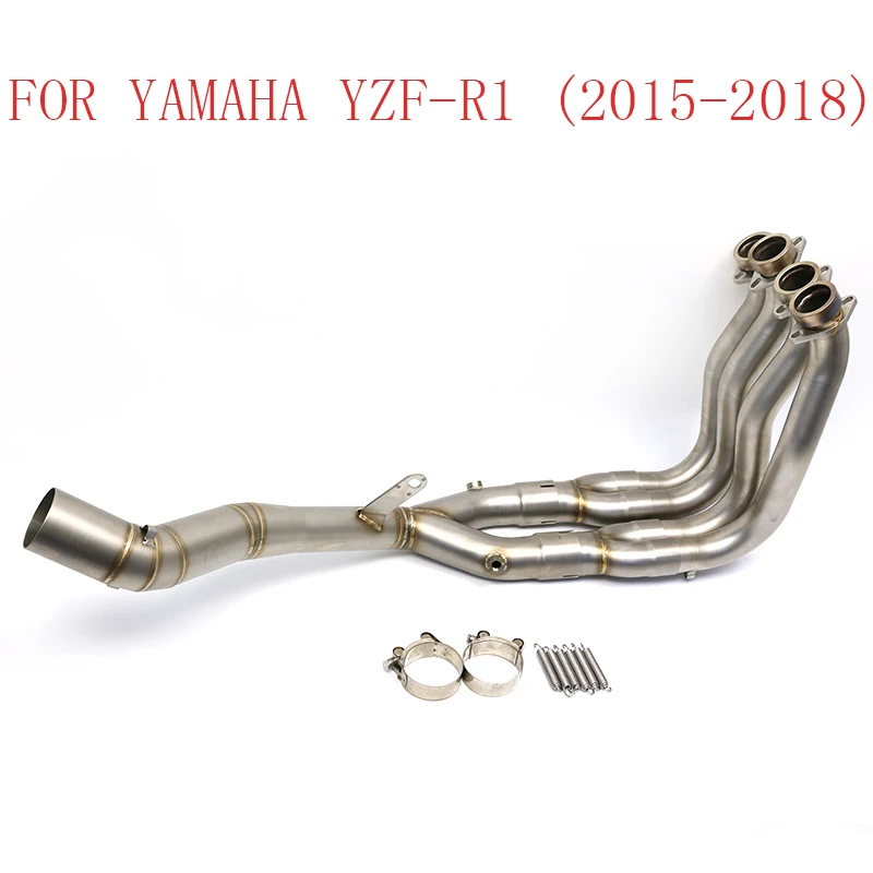 

Front Middle FOR YAMAHA YZF-R1 2015-2018 2016 2017 Full Exhaust System Motorcycle Muffler Motocross Pit Bike