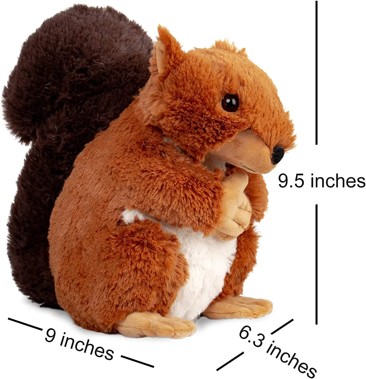 Плюшевая белка мягкая игрушка-животное Очаровательная дикая кукла идеальные