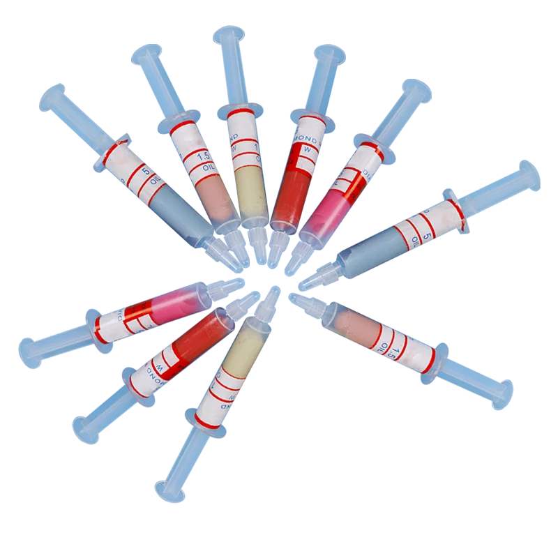 Алмазная Полировальная паста 6 шт./лот 5 г для притирания набор паст W0.5 W1 W1.5 W2.5 W3.5