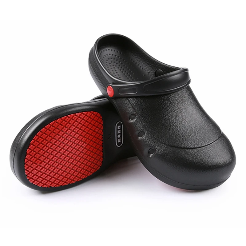 Безопасная рабочая обувь Нескользящие маслостойкие тапочки высококачественные