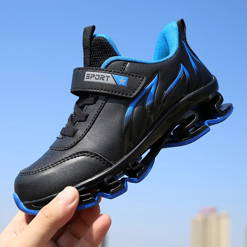 Кроссовки детские кожаные на воздушной подушке водонепроницаемая Спортивная