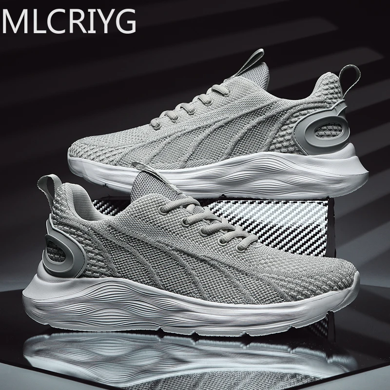 Ультралегкие кроссовки Мужская дышащая повседневная обувь Высокотехнологичная