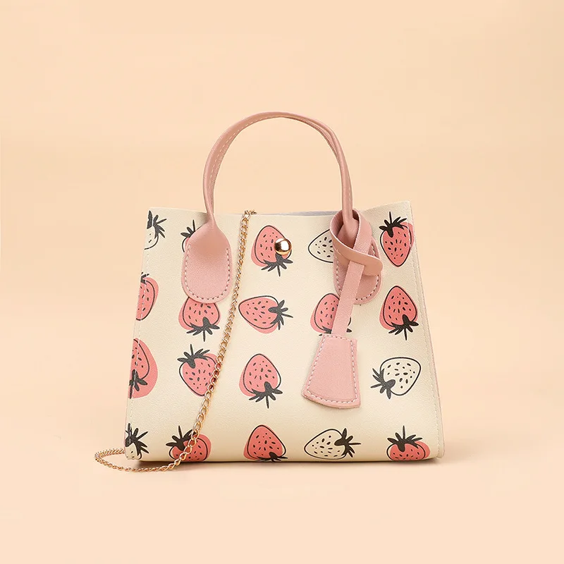 

Foreign trade bag women 2021 new trend fashion printed handbag texture Tote Bag Handmade Bag wholesale