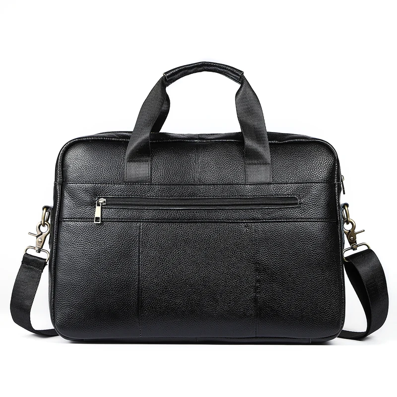 

WESTAL Men's Leather Handbags Bag Men Genuine Leather Totes Designer Bags Shoulder Messenger Bags Men Leather 14 Laptop Bag 1118