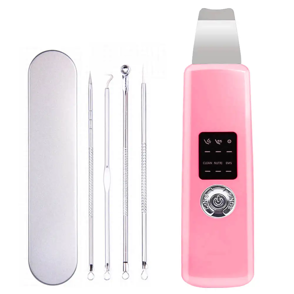 Ультразвуковой очиститель кожи отшелушивание пор удаление черных точек пилинг