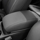 Автомобильные аксессуары, подлокотник из кожи и микрофибры для центральной консоли, крышка подлокотника, наклейка, отделка для Audi Q5 2010 - 2015 2016 2017 2018