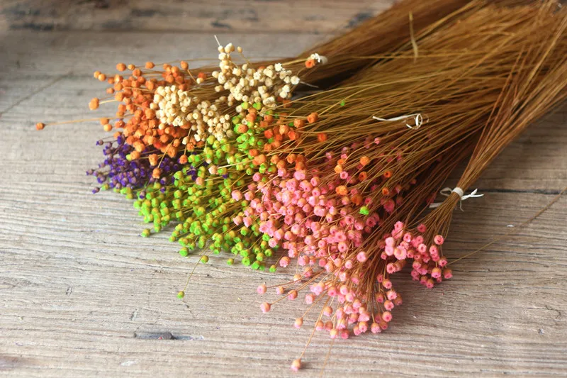 100 шт. Свадебные украшения растения искусственные цветы украшение сушеные