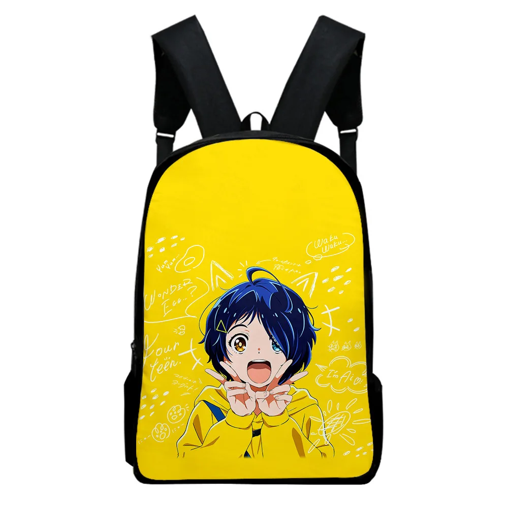 

Classic WONDER EGG PRIORITY Te Student School Bags Youthful Notebook Backpacks 3D Printed Oxford Waterproof Boys/Girls Small Bag