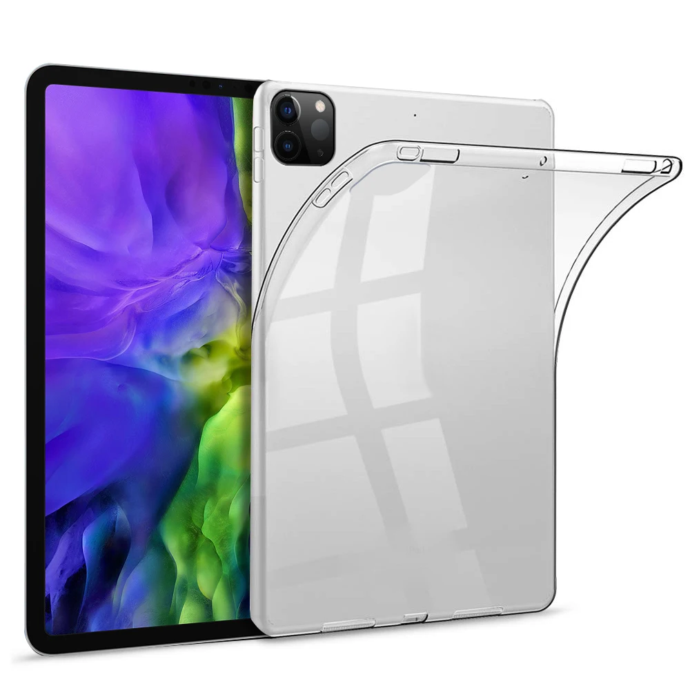 Фото for iPad Pro 2020 12.9 Case Slim Soft Clear TPU Tablet Anti-scratch Protective Cover 11 inch Transparent Компьютеры и офис for iPad Pro 2020 12.9 Case Slim Soft Clear TPU Tablet Anti-scratch Protective Cover 11 inch Transparent Компьютеры и офис