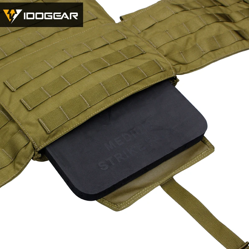 IDOGEAR тактический жилет защитные EVA пенопластовые прокладки SAPI пластина 2 шт. для