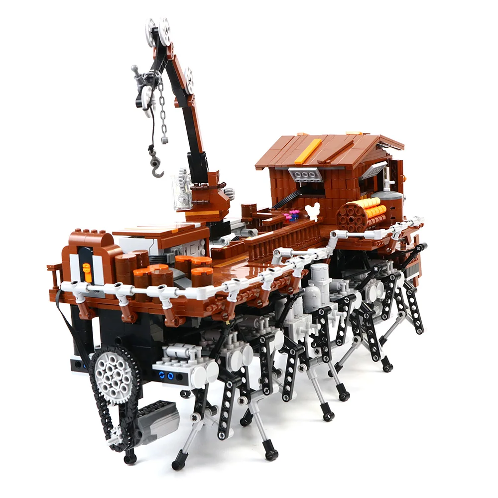 

Конструктор MOC загадочный пляж Monsteralssa, модульная архитектура, Электрический Монстр с пФ-контролем, детская игрушка, подарок