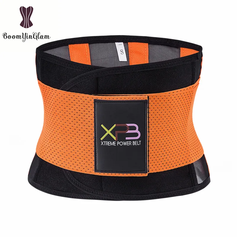 orange 7 цветов на выбор, пояс Xtreme power, поддержка талии для фитнеса, корсет, корректирующий пояс для женщин после беременности 603 - Цвет: orange