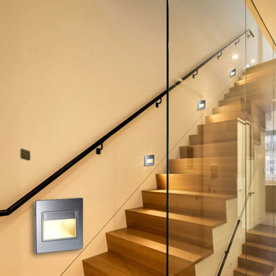 Встраиваемый светодиодный светильник для лестницы 85 265 в настенный лестничный