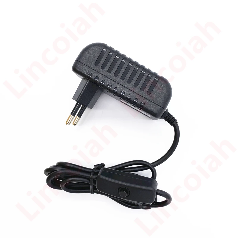 AC 100-240V DC 5 V 3A Питание кнопка включения питания адаптер Зарядное устройство Micro USB