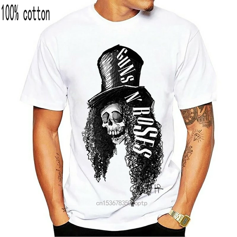 

Guns N' Roses Appetite For Destruction Slash Art Graphic T-Shirt Original Design Customize Tee Tshirt