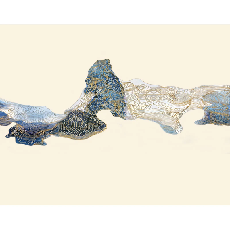 Китайская чернильная пейзажная живопись фон для телевизора настенная гостиной