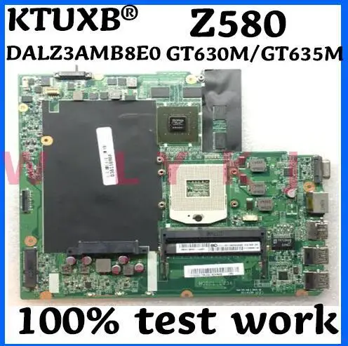 KTUXB DALZ3AMB8E0 подходит для ноутбука Lenovo Z580 материнская плата 90001735 PGA989 HM76 GT630M/GT635M 100%