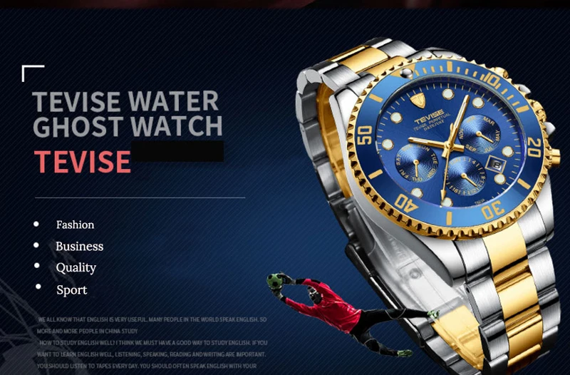 TEVISE Diver часы автоматические механические часы спортивные Топ брендовые Роскошные мужские часы мужские наручные часы montre homme