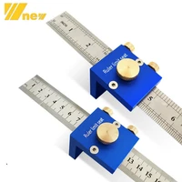 30cm12 inch scribing ruler adjustable 90 degrees scale ruler measuring marking gauge woodworking right angle ruler with stop