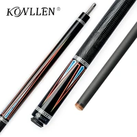 konllen carbon fiber shaft pool cue stick 12 6mm 388 radial pin joint147cm technology carbon tube inside butt billiard cue kit